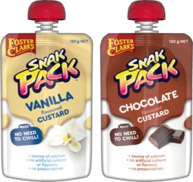 Foster+Clark%26rsquo%3Bs+Snak+Pack+Flavoured+Custard+120g+Selected+Varieties