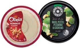 Red+Rock+Deli+Dip+135g+or+Obela+Hommus+Dip+220g+Selected+Varieties