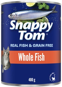 Snappy+Tom+Naturals+Wet+Cat+Food+400g+Selected+Varieties