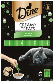 Dine+Creamy+Treats+4x12g+Selected+Varieties