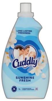 Cuddly+Concentrated+Fabric+Conditioner+850mL%E2%80%911+Litre+Selected+Varieties