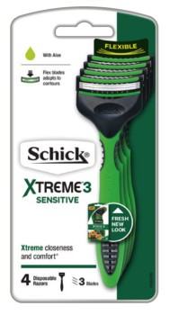 Schick+Xtreme+3+Sensitive+Disposable+Razors+4+Pack