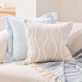 Isla-Embroidered-Square-Cushion-by-Habitat on sale