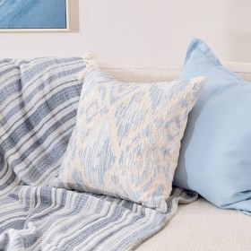 Anahita+Embroidered+Square+Cushion+by+Habitat