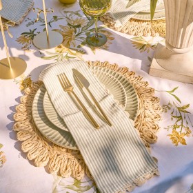 Millie+Stripe+Scallop+Napkin+4+Pack+by+Habitat