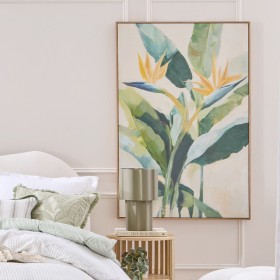 Birdsong-Blossom-Framed-Canvas-Wall-Art-by-MUSE on sale