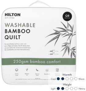 Eco-Living-250gsm-Washable-Bamboo-Quilt-by-Hilton on sale