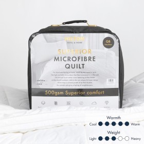 Hotel-Home-Superior-500gsm-Microfibre-Quilt-by-Hilton on sale