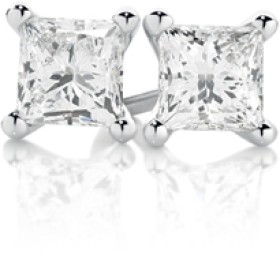 Alora-14ct-White-Gold-Lab-Grown-Diamond-Princess-Cut-Stud-Earrings on sale