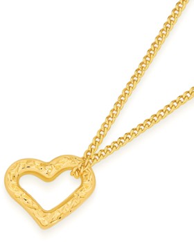 9ct-Gold-Diamond-Cut-Floating-Heart-Pendant on sale