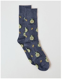 Kenji-Socks-Smokey-Blue-Marle on sale