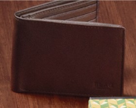 Blaq+Bifold+Wallet+-+Brown