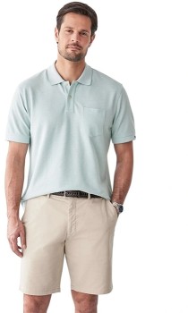 Gazman+Oxford+Pocket+Polo+-+Sage