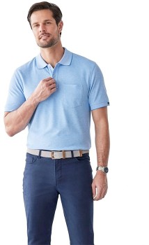 Gazman+Oxford+Pocket+Polo+-+Blue