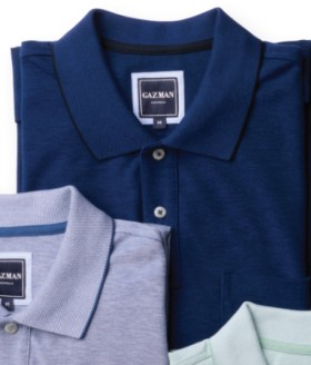 Gazman+Oxford+Pocket+Polo+-+Navy+Blue