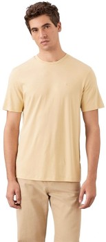 Calvin+Klein+Supima+Chest+Embroidered+T-Shirt+-+Yellow