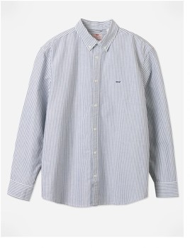 Levi%26rsquo%3Bs+Authentic+Button+Down+LS+Shirt+-+Stripe+Blue
