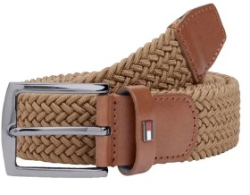 Tommy+Hilfiger+Woven+Denton+Belt+-+Brown