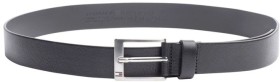 Tommy+Hilfiger+Flag+Leather+Belt+-+Black