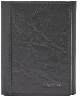 Fossil+Leather+Trifold+Wallet