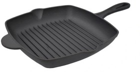 The+Cooks+Collective+Cast+Iron+Seasoned+Grill+Pan+27cm