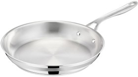 Jamie+Oliver+by+Tefal+Cook+Smart+Induction+Uncoated+Frying+Pan+28cm+in+Stainless+Steel