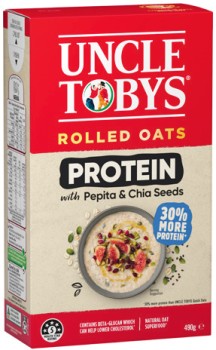 Uncle+Tobys+Rolled+Oats+Protein+490g