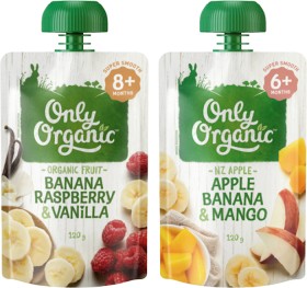 Only+Organic+Baby+Food+120g+Selected+Varieties