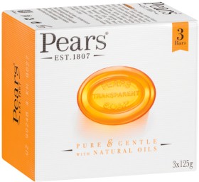 Pears+Pure+%26amp%3B+Gentle+Bar+Soap+3x125g