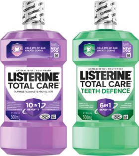 Listerine+Total+Care+Mouthwash+500mL+Selected+Varieties