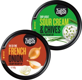 ZoOSh-Dip-185g-Selected-Varieties on sale