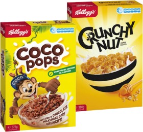 Kellogg%26rsquo%3Bs+Coco+Pops+375g%2C+Crunchy+Nut+Corn+Flakes+380g+or+Just+Right+460g