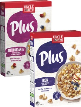 Uncle+Tobys+Plus+Cereal+620g-705g