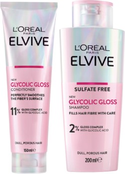 L%26%23039%3BOr%26eacute%3Bal+Elvive+Glycolic+Gloss+Shampoo+200mL+or+Conditioner+150mL