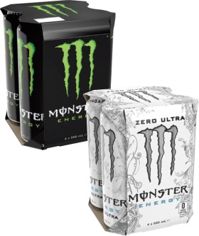 Monster+Energy+Drink+4x500mL
