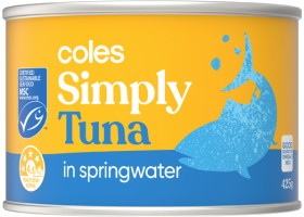 Coles+Simply+Tuna+in+Springwater+425g