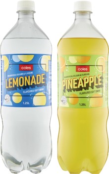Coles+Soft+Drink%2C+Mixers+or+Soda+1.25+Litre