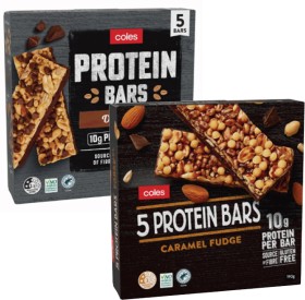 Coles+Protein+Bars+5+Pack+190g