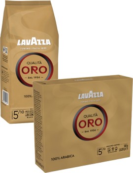 Lavazza+Qualita+Oro+Coffee+Beans+or+Ground+500g