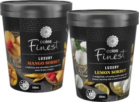 Coles+Finest+Luxury+Sorbet+Tub+500mL