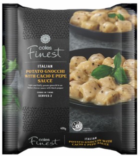 Coles+Finest+Cacio+e+Pepe+Gnocchi+400g