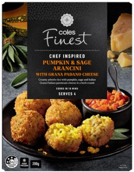 Coles+Finest+Pumpkin+%26amp%3B+Sage+Arancini+with+Cheese+200g