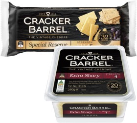 Cracker+Barrel+Cheese+Block+or+Slices+250g