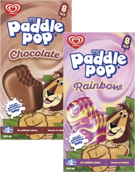 Streets+Rainbow+or+Chocolate+Paddle+Pop+Sticks+8+Pack+544mL