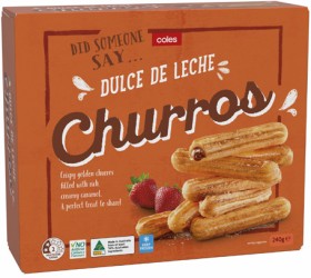 Coles+Frozen+Dulce+De+Leche+Churros+240g