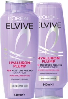 L%26%23039%3BOr%26eacute%3Bal+Elvive+Hyaluron+Plump+Shampoo+or+Conditioner+340mL
