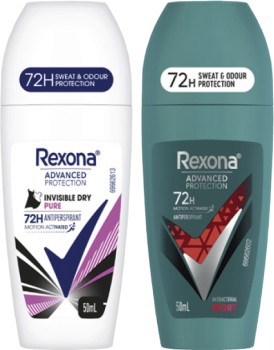 Rexona+Advanced+72hr+Antiperspirant+Roll+On+Deodorant+50mL