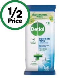 Dettol+Disinfectant+Wipes+Pk+110