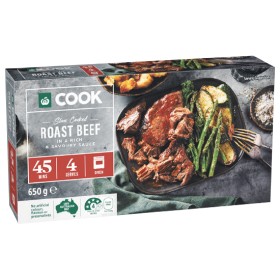 Woolworths+COOK+Slow+Cooked+Roast+Beef+in+Savoury+Sauce+650g
