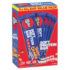 BSc+x+Violet+Crumble+Soft+Protein+Bar+Pk+5+x+40g%7E